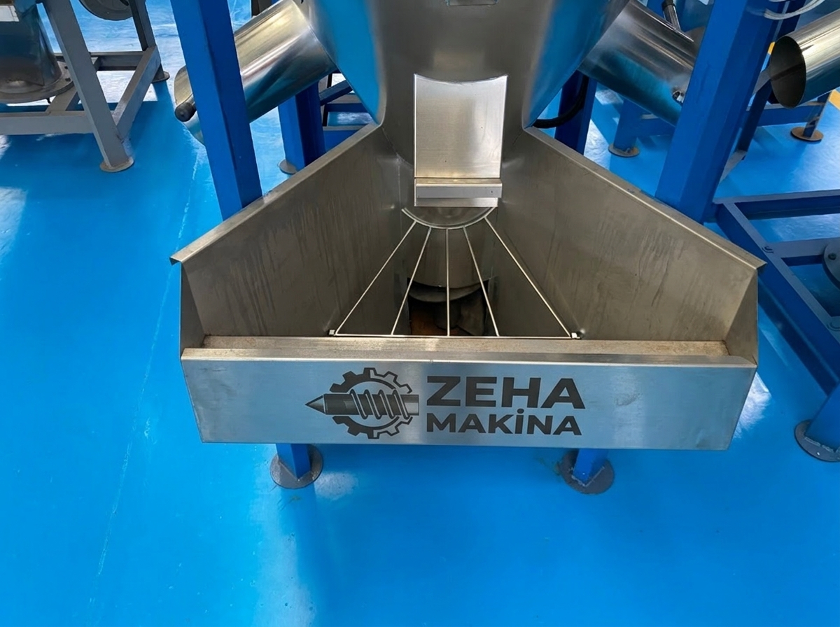 500 kg Kurutma Kazanı Taban Yükleme Haznesi