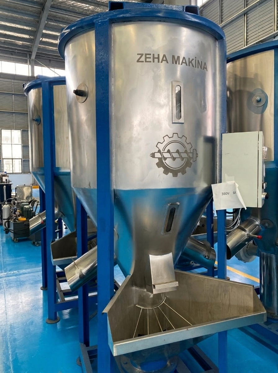 500 kg Kurutma ve Karıştırma Kazanı Zeha Makina İmalatı